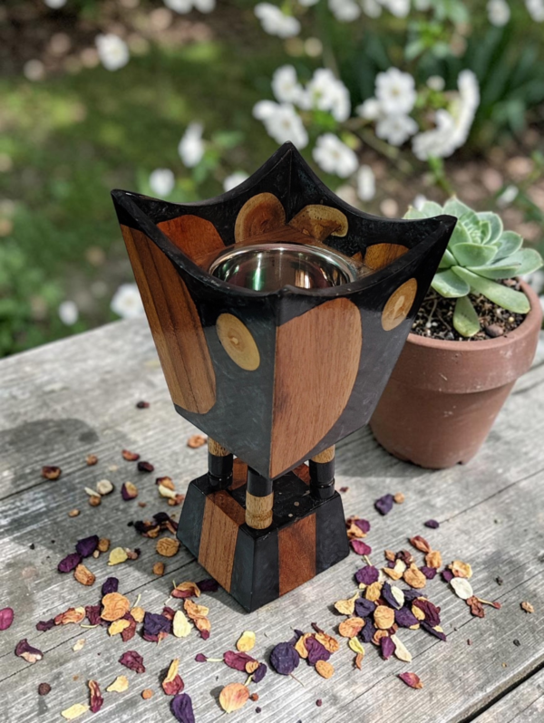 Resin & Wood Bakhoor Burner